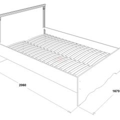 Кровать двойная Ольга 1Н + 2-а ящика (1600*2000) | фото 2
