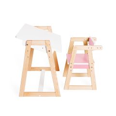 Детская растущая парта и стул Я САМ "Краски" (Розовый) | фото 2