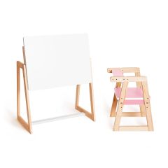 Детская растущая парта и стул Я САМ "Краски" (Розовый) | фото 4