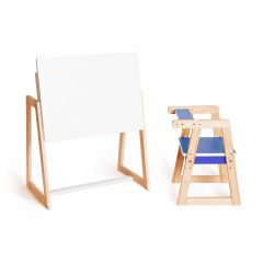 Детская растущая парта и стул Я САМ "Краски" (Синий) | фото 6