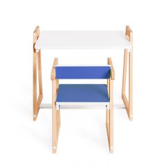 Детская растущая парта и стул Я САМ "Краски" (Синий) | фото 9